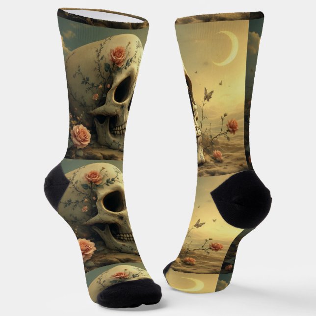 Chaussette Bright Socks Skull Pics 0037642 (Angulaire)