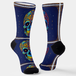 Chaussette Bright Socks Skull Pics 0037659