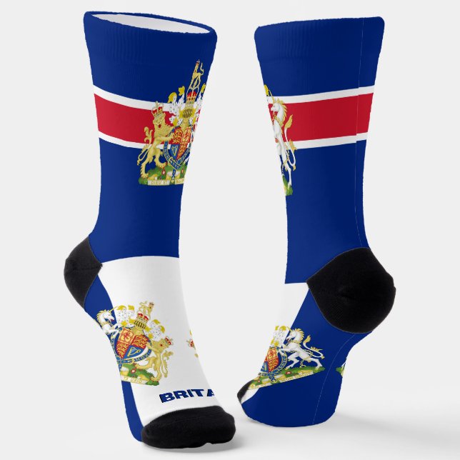 Chaussette British Flag Patriotic, Royaume-Uni durable (Angulaire)