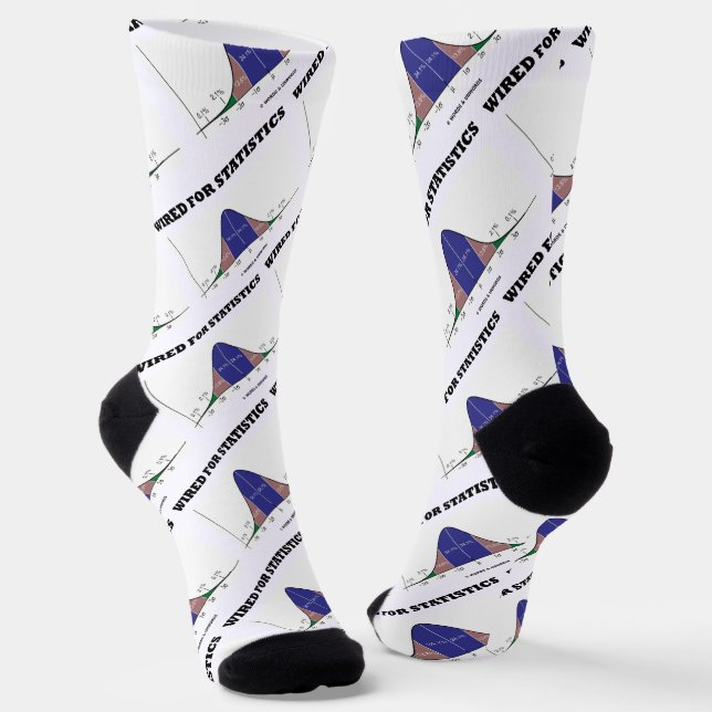 Chaussette Câblé Pour Statistiques Statistiques Humour De Cou (Angulaire)