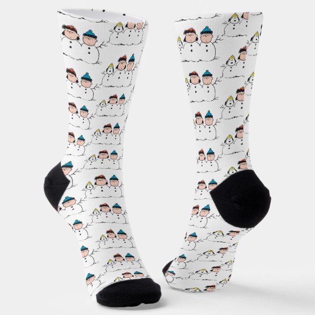 Chaussette cacahuètes | 3 Personne Snowman (Angulaire)