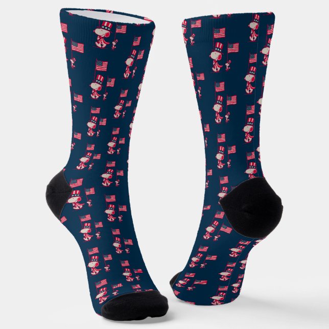 Chaussette cacahuètes | American Summer Old Glory (Angulaire)