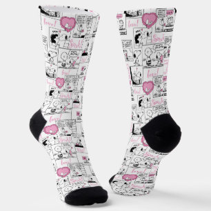 Chaussette cacahuètes   Valentine Heart Love Motif