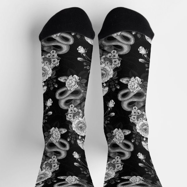 Chaussette Caché dans les roses 3 (Haut)