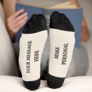 Chaussette Cadeau avec message personnalisé