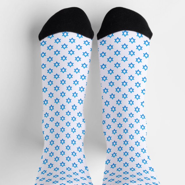Chaussette Cadeau juif, Soutien à Israël, Étoile bleue de Dav (Haut)