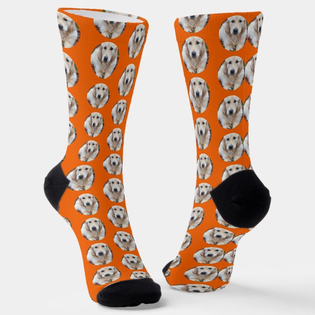 Chaussette Cadeau photo motif Fun Personnalisé (Angulaire)
