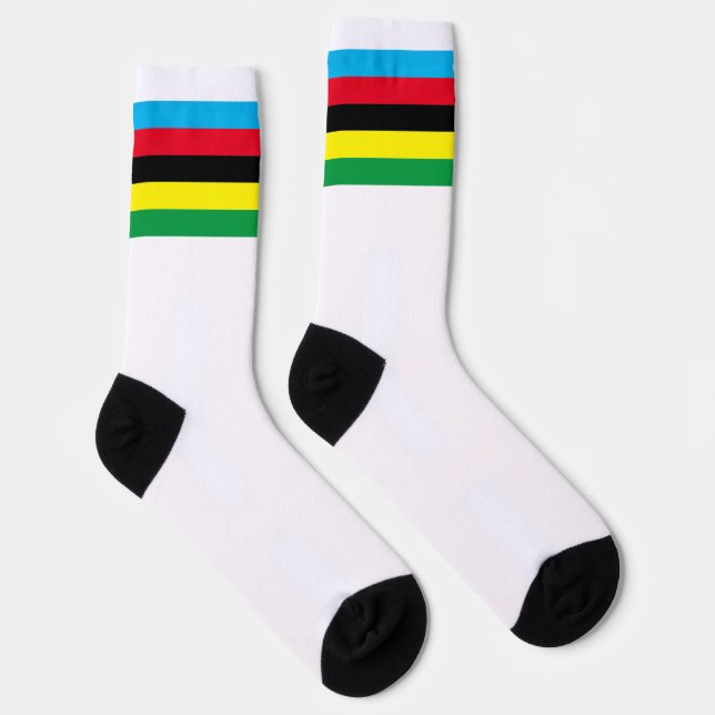 Chaussette Calcetines campeón del mundo Mads Pedersen (Droite)