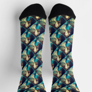 Chaussette Calcetines Clásica Pintura al Oleo, Patrón.