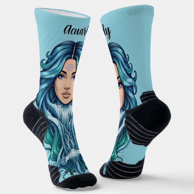Chaussette Calcetines Lady Acuario – Toque astrológico en tu  (Angulaire)