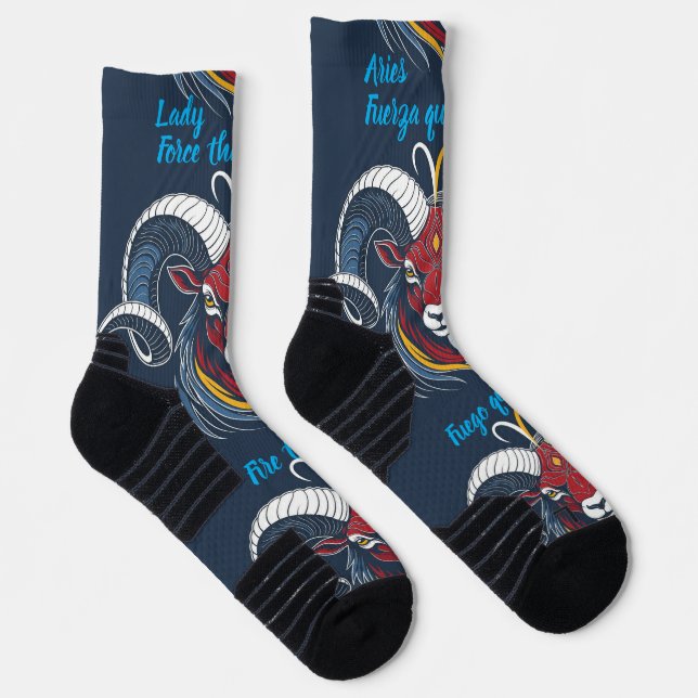 Chaussette Calcetines Lady Aries Mujer - Socks Zodíaco  (Droite)