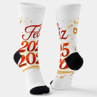 Chaussette Calcetines Premium Sostenibles con Diseño “Feliz 2