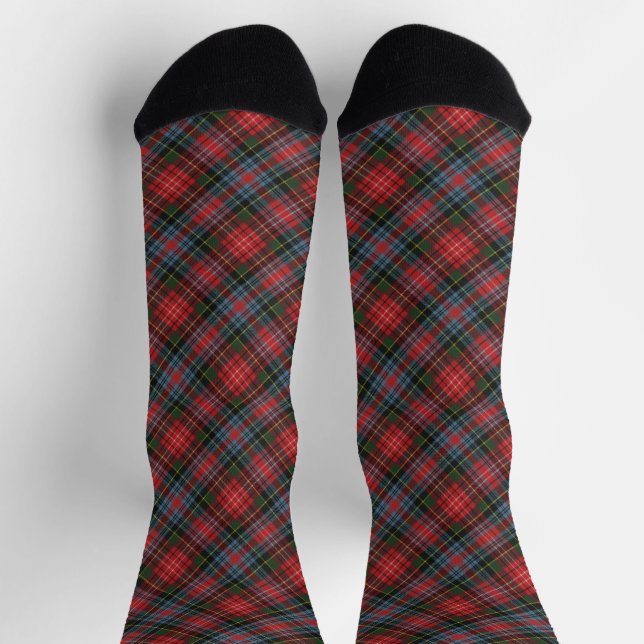 Chaussette Caledonia Modern Original Scottish Tartan (Haut)