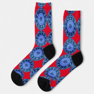 Chaussette Calendrier d'astrologie du signe solaire du zodiaq