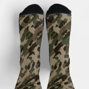 Chaussette Camouflage numérique