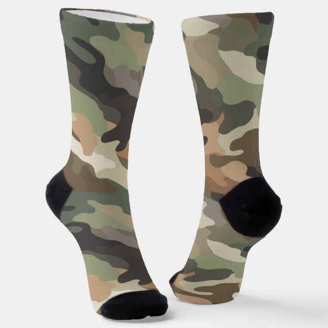 Chaussette Camouflage Sustainable Premium Crew Sock (Angulaire)