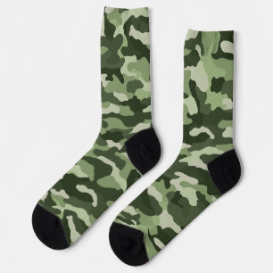 Chaussette Camouflage vert