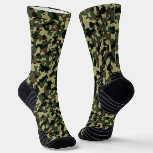 Chaussette Camouflage vert