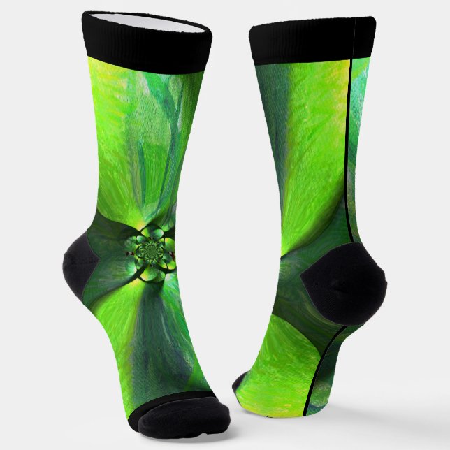 Chaussette Campagne Green Leaf Fox Moderne (Angulaire)