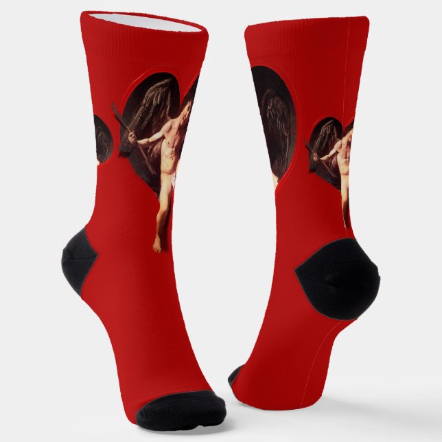 Chaussette Caravaggio Cupid Valentine's Day (Angulaire)