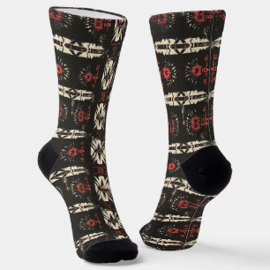 Chaussette Carrelage motif indien cool