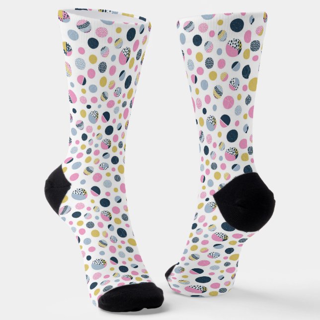 Chaussette Cercles colorés (Angulaire)