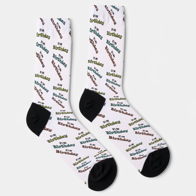 Chaussette C'est mon anniversaire (Droite)