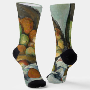 Chaussette Cezanne Panier Pommes Impressionnisme Art