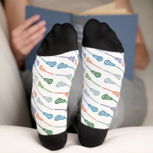 Chaussette Chaleur Couleurs Diagonal Bâtons de crosse Motif