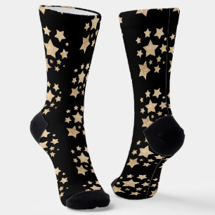 Chaussette Champagne or parties scintillant étincelante Étoil