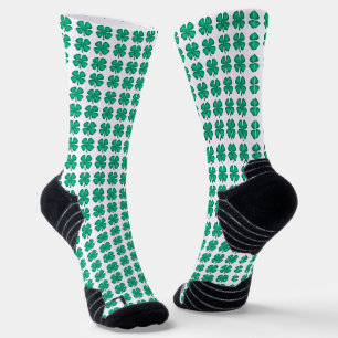 Chaussette Chance 4 feuilles irlandais Clocher chaussettes de