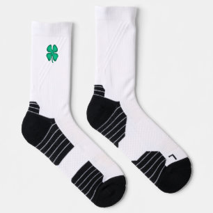 Chaussette Chance 4 feuilles irlandais Clocher chaussettes de