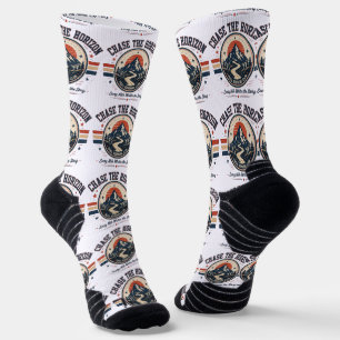 Chaussette Chase The Horizon Trail Running Club T-shirt vinta