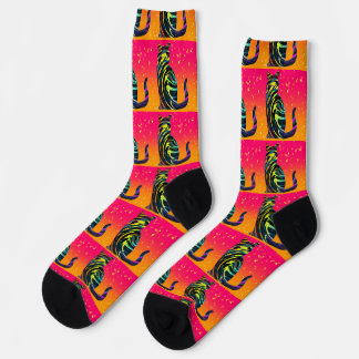 Chaussette Chat assis Chaussettes de nouveauté