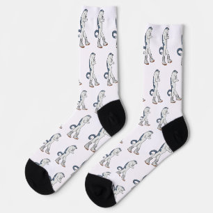 Chaussette Chat Boxeur Urbain en Combattant de Marche en Bask