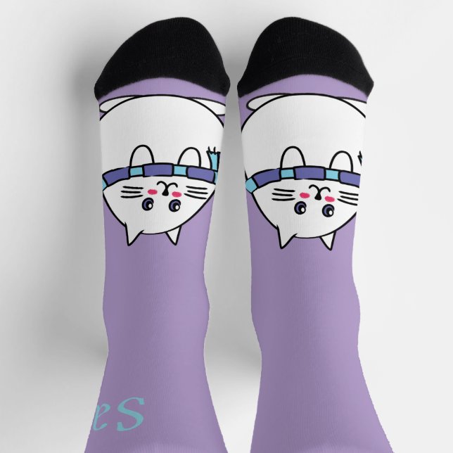 Chaussette Chat d'hiver (Haut)