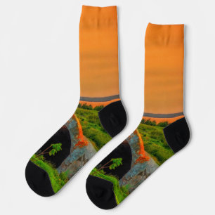 Chaussette chaussettes à col de mine de Bell Island