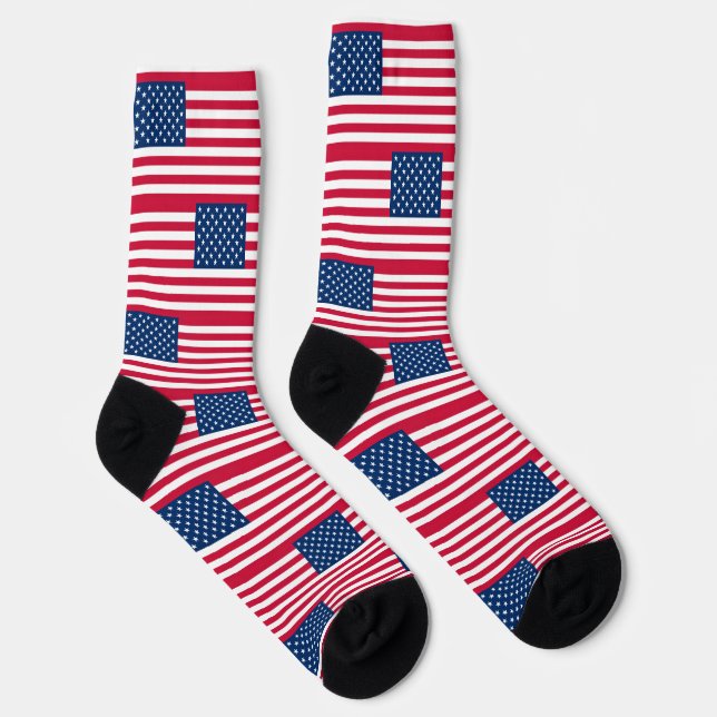 Chaussette Chaussettes à drapeau américain USA (Droite)