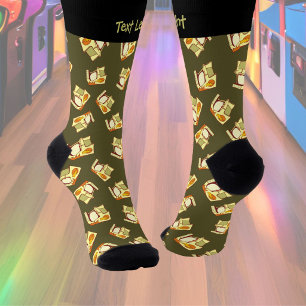 Chaussette Chaussettes à motif de console de jeu d'arcade
