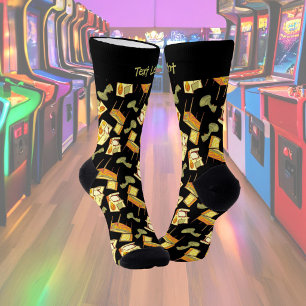 Chaussette Chaussettes à motif de jeux rétro