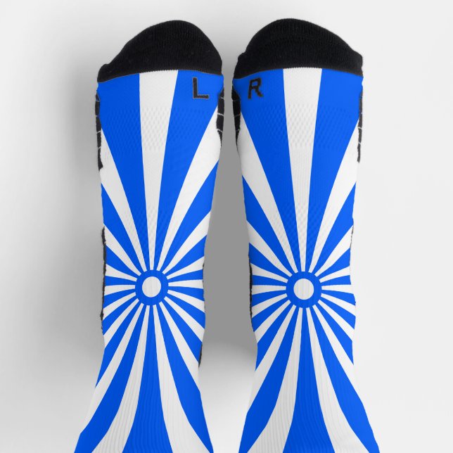 Chaussette Chaussettes à motif énergétique Blue Burst (Haut)