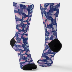 Chaussette Chaussettes à motif papillon