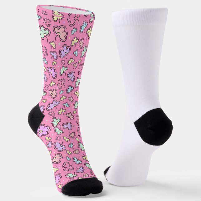 Chaussette Chaussettes à motifs floraux (Angulaire)