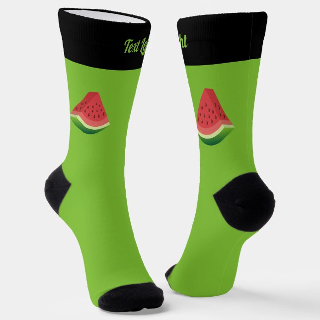 Chaussette Chaussettes à tranche de pastèque (Angulaire)