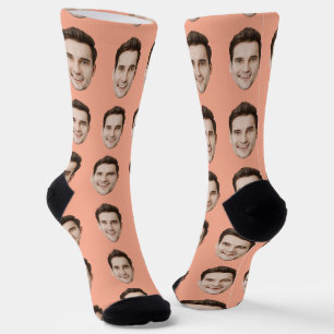 Chaussette Chaussettes à Visage Personnalisé Photo Personnali