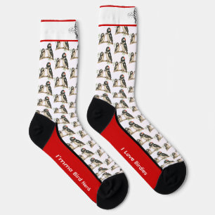 Chaussette Chaussettes Adorables de Pic à Dos Blanc