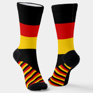 Chaussette Chaussettes Allemagne, couleurs du drapeau alleman