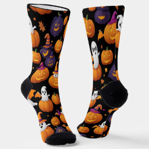 Chaussette Chaussettes amusantes Halloween Ghoost