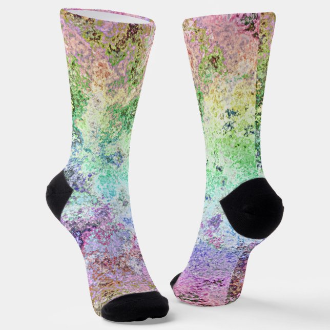 Chaussette Chaussettes Arc-En-Ciel Grungy (Angulaire)