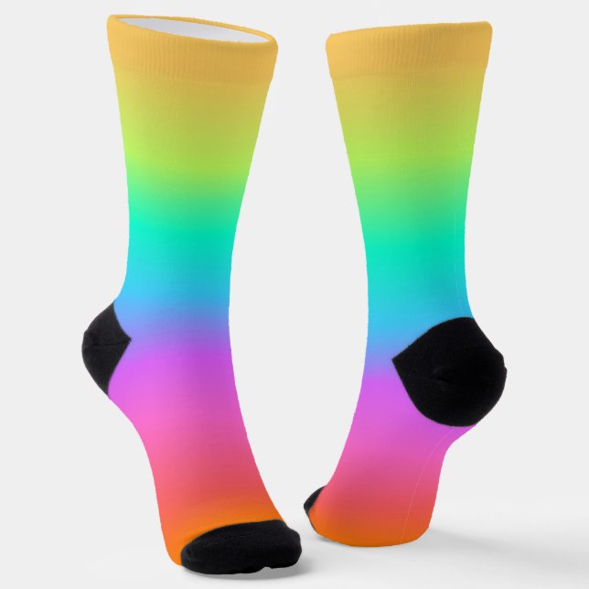 Chaussette Chaussettes Arc-en-ciel Pastel (Angulaire)